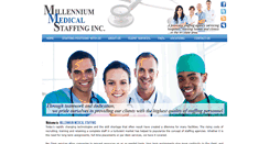 Desktop Screenshot of millmedstaffing.com